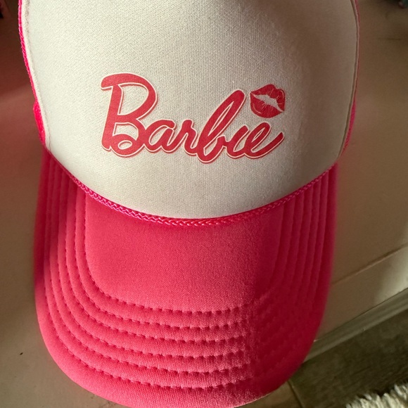 Barbie Accessories - Barbie Pink and White Kids Hat